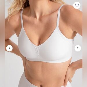 Honey Love Astral‎ White Silhouette Wireless Bra 3X